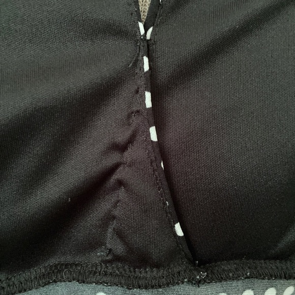 Black & White Polka Dot Halter Tank - Picture 5 of 6